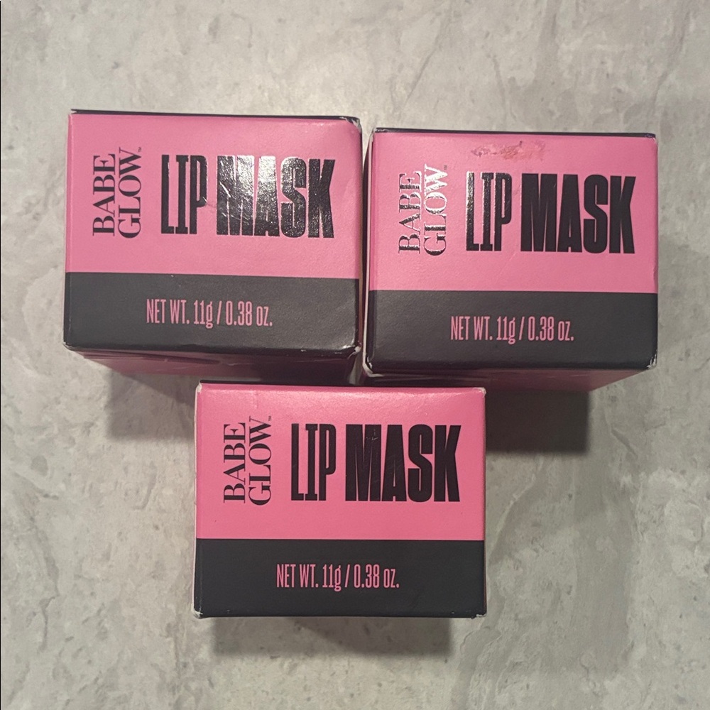 New Set Babe Glow Pink Lip Mask Set